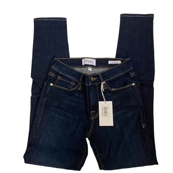 Frame Le Skinny De Jeanne Queens Way Sz 26 NWT - Picture 7 of 12